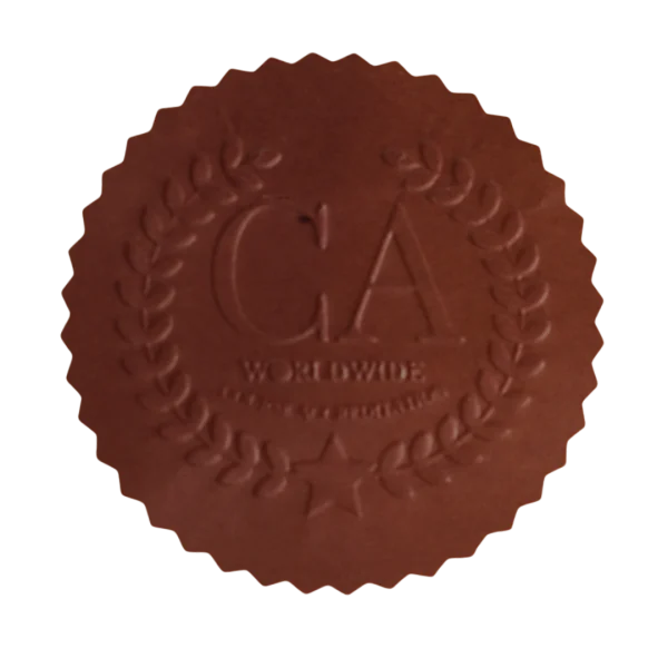 Brown Embossing Wafer Brown Embossing Wafer