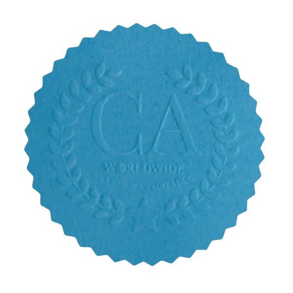 Light Blue Embossing Wafer Light Blue Embossing Wafer