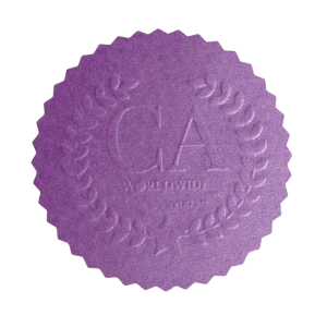 Purple Embossing Wafer Purple Embossing Wafer