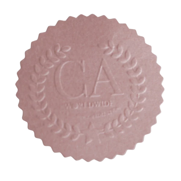 Light Pink Embossing Wafer Light Pink Embossing Wafer